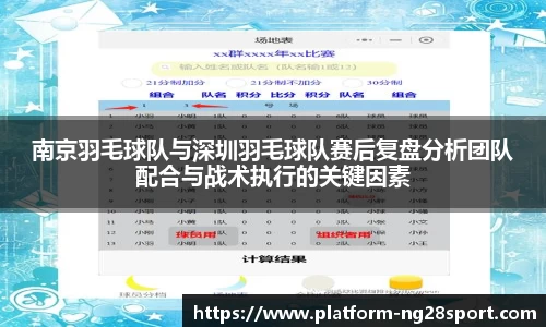 南京羽毛球队与深圳羽毛球队赛后复盘分析团队配合与战术执行的关键因素